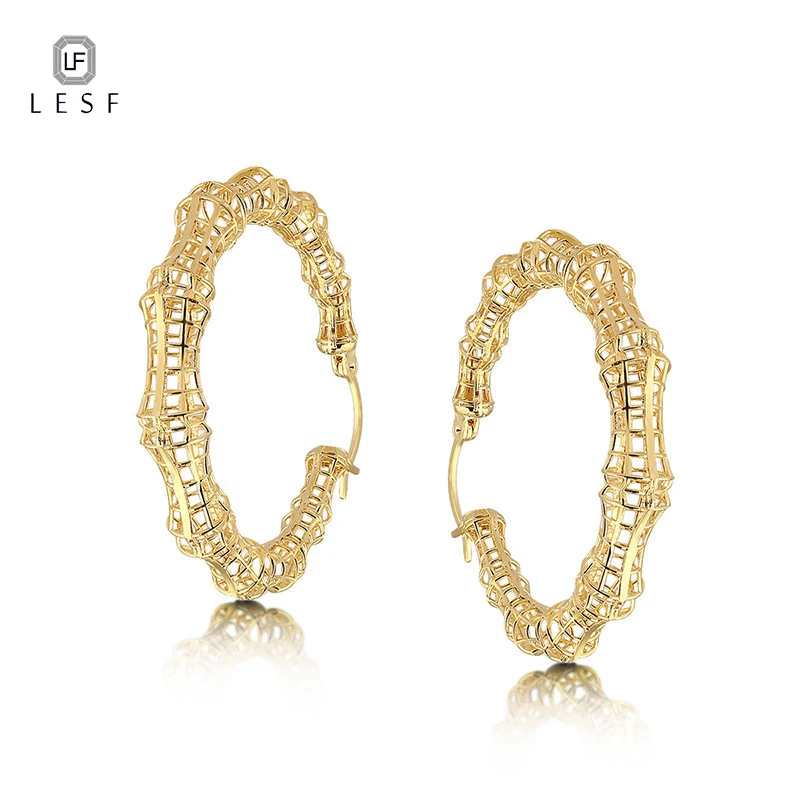 

LESF Unique Design Solid 925 Sterling Silver Earrings Unique Design Wedding Jewelry Women Gift to Friend Support wholesale