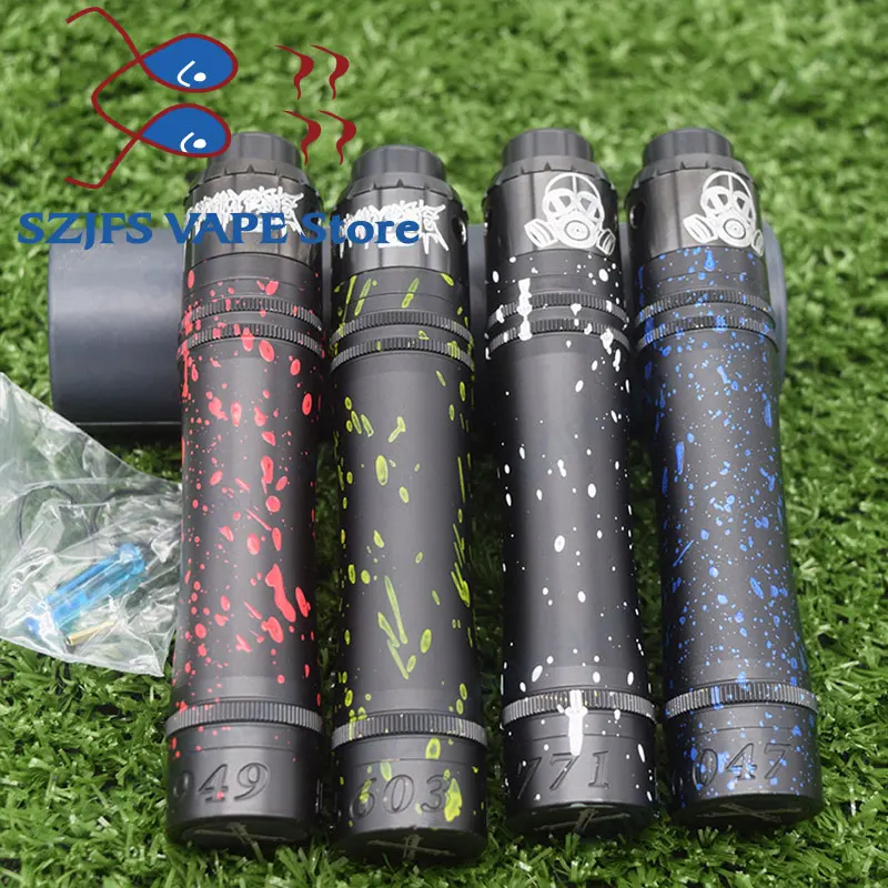 

Nasty mod kit 20700 18650 battery Mechanical Mod with Apocalypse GEN 25 RDA 25mm diamater Vape pen vs Kennedy Vindicator 25 kit