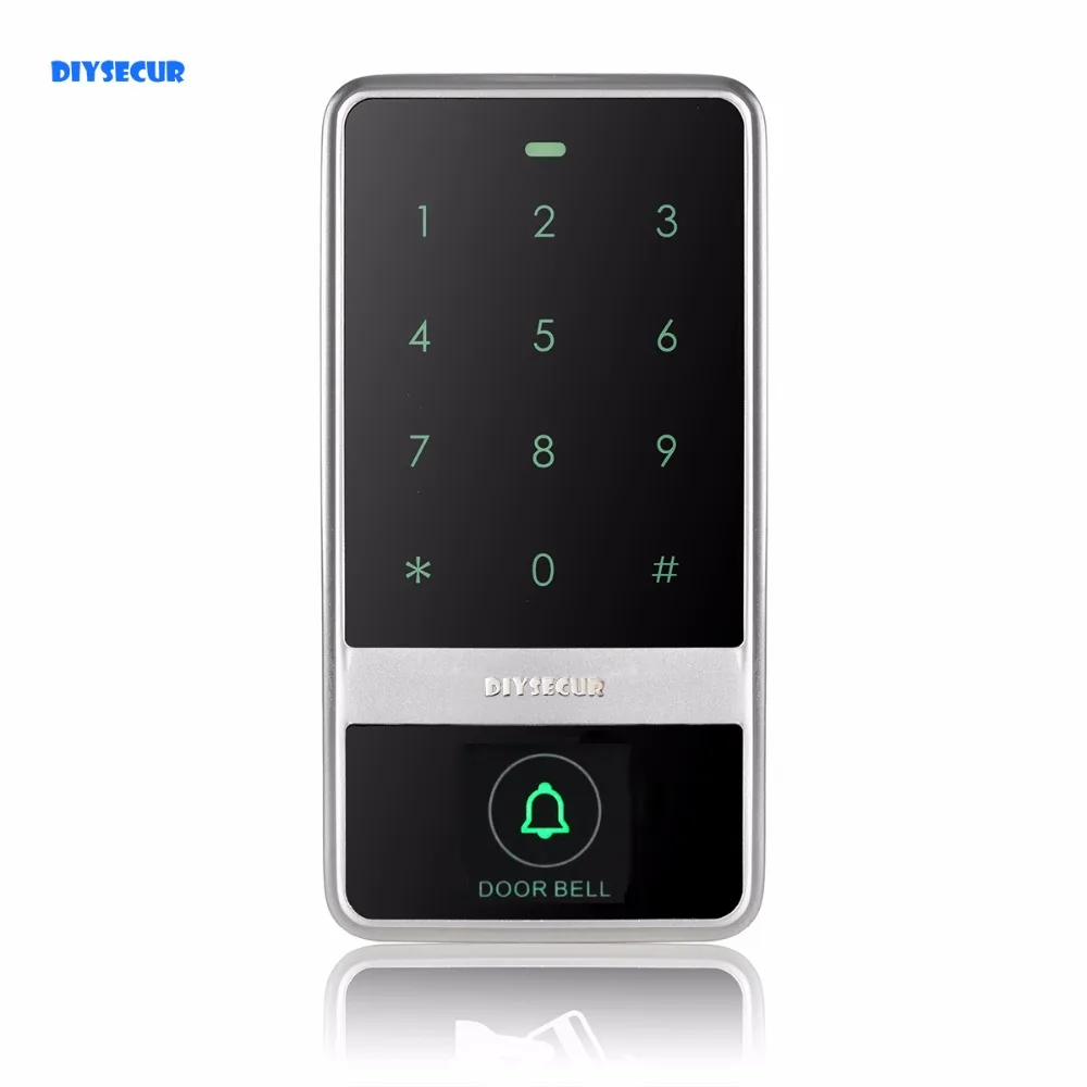 DIYSECUR Quality 8000 Users Touch Keypad 125KHz RFID Reader Access Controller For House / Office / Home Improvement Silver C60 DIYSECUR Quality 8000 Users Touch Keypad 125KHz RFID Reader Access Controller For House / Office / Home Improvement Silver C60