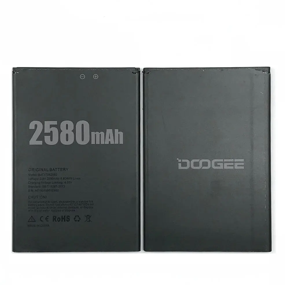 100% новый аккумулятор DOOGEE X20 2580 мАч Новый Сменный BAT17582580 для телефона X20L + трек