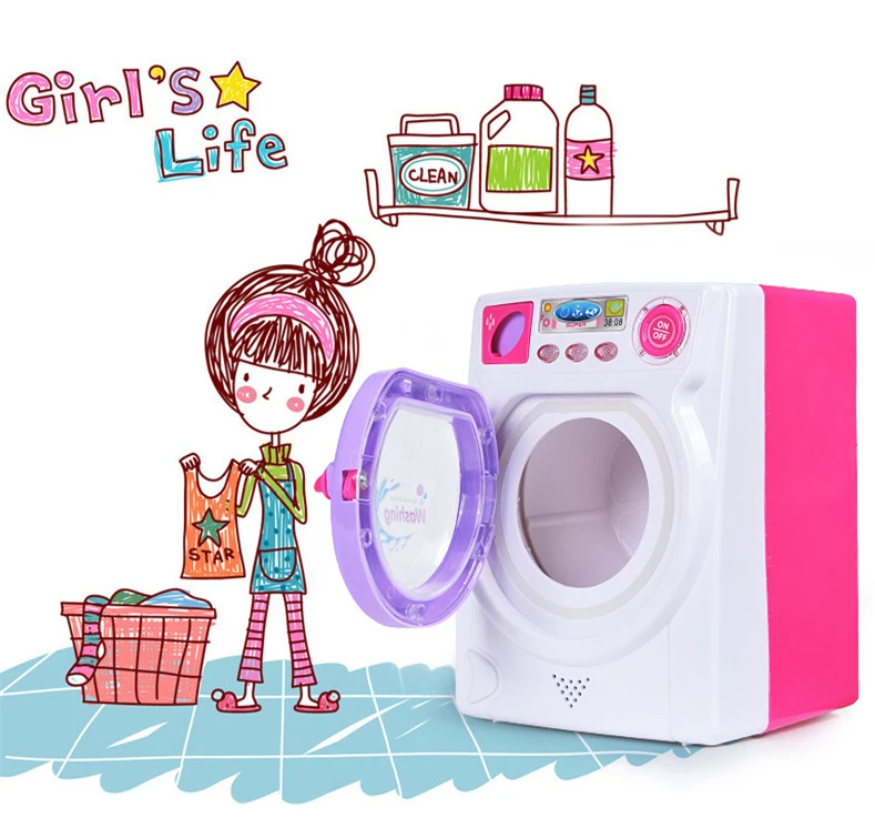 kids electronic washing machine
