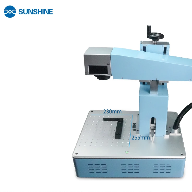  New pattern SUNSHINE SS-890B 20W Fiber Laser Frame Removal Marking engraving Machine Screen Removal