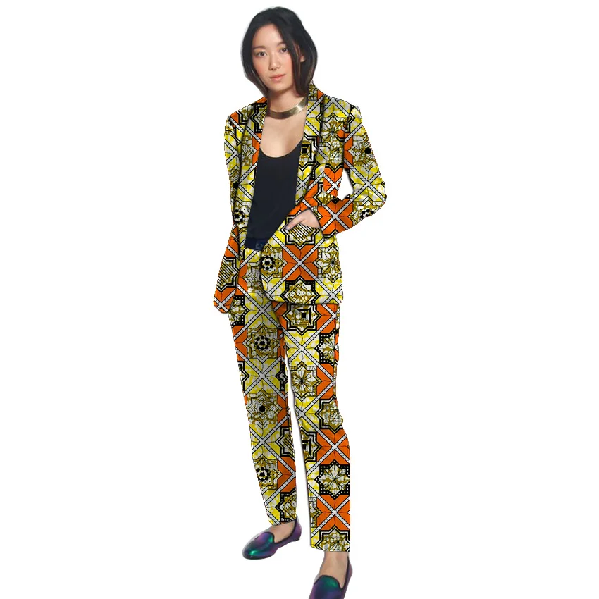 Shawl Collar blazers for women with trouser custom African print pant suits dashiki patterns elegant Ankara suits Shawl Collar blazers for women with trouser custom African print pant suits dashiki patterns elegant Ankara suits