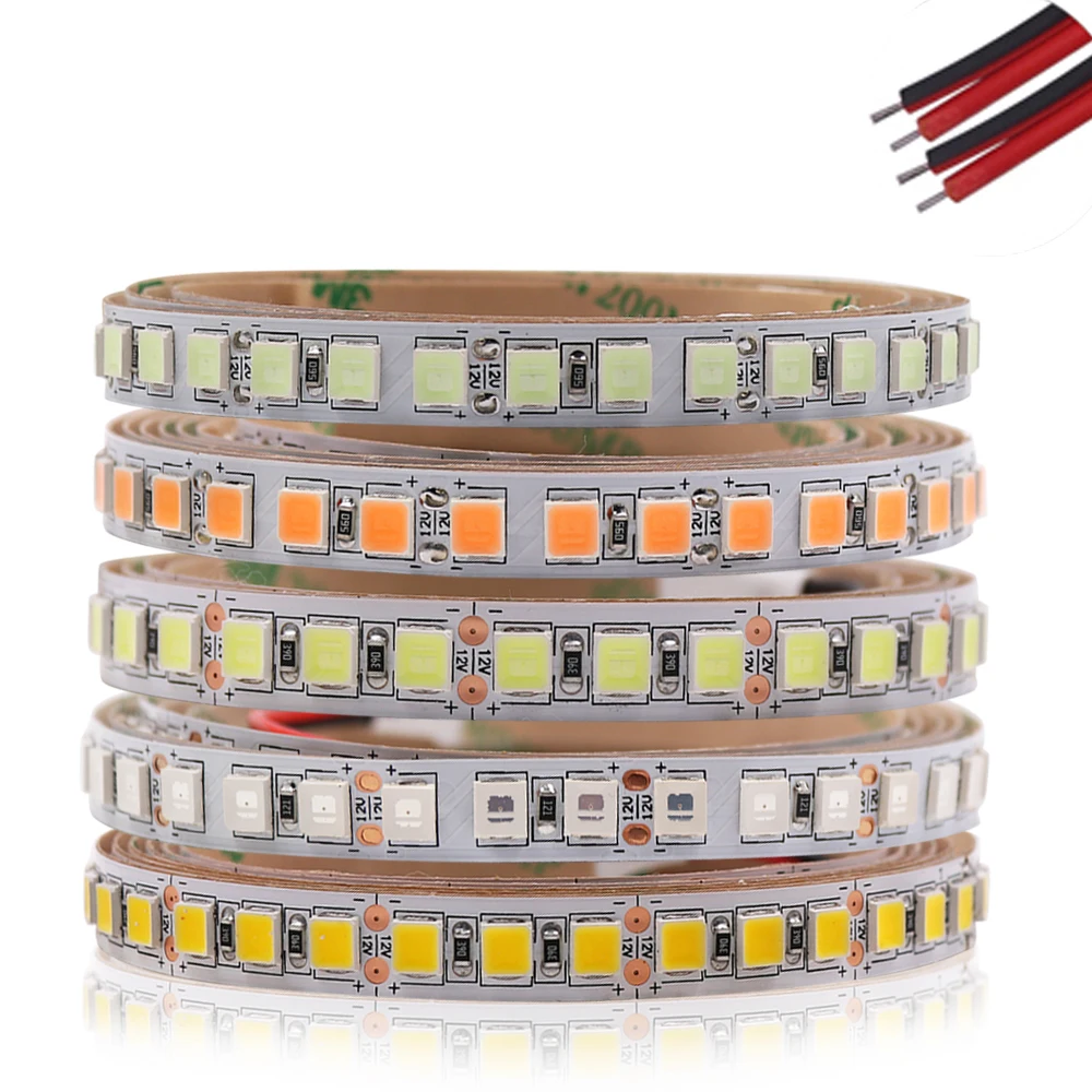 DC12V LED Strip 5054 60led/m 120leds/m 5m 600LED Flexible LED Light RGB