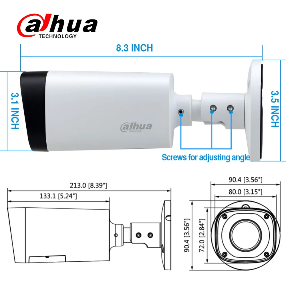  Dahua 4MP Night bullet Camera DH IPC-HFW4431R-Z 2.7-12mm motorized VF lens 80M IR POE Security Came