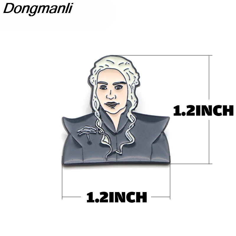 P3083 Dongmanli Игра престолов вы ничего не знаете металлические эмалированные булавки и броши для женщин и мужчин нагрудные булавки рюкзак сумки шляпа значок