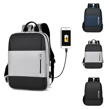 

Multifunctional Backpack Fashion Men bag Large Capacity Backpack Usb Sports bag Solid color Travel Backpack Dropship Y723