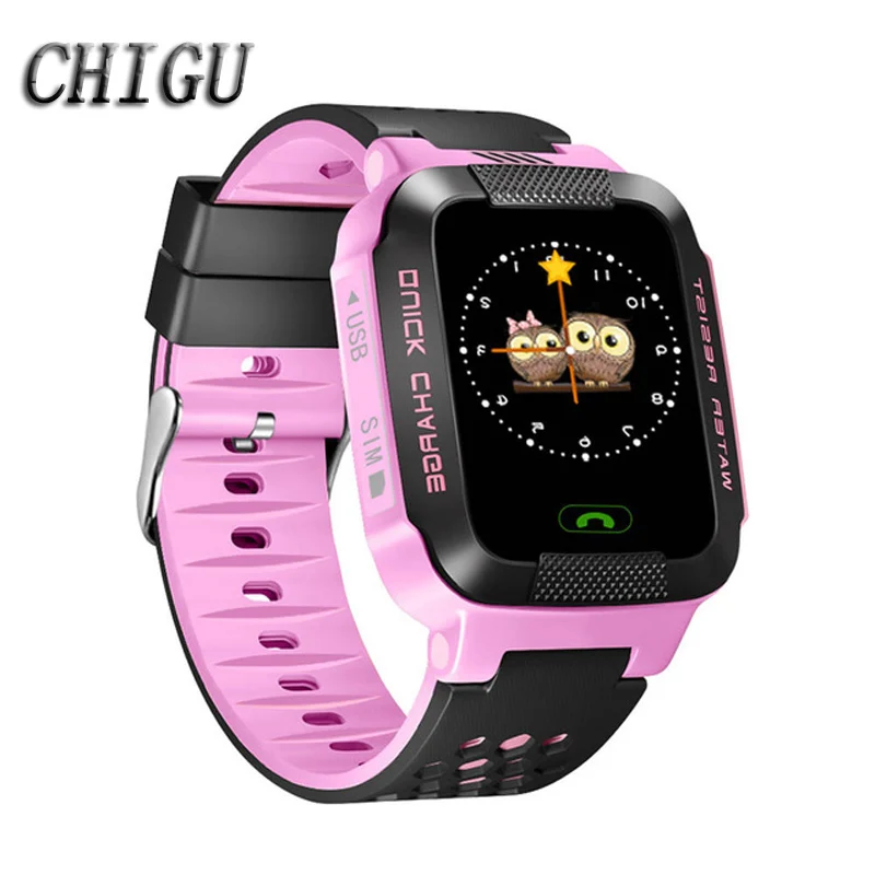 GPS Tracker Uhr Für Kinder SOS Notfall Anti Verloren Armband Armband Y20G Smart Uhr Tragbare