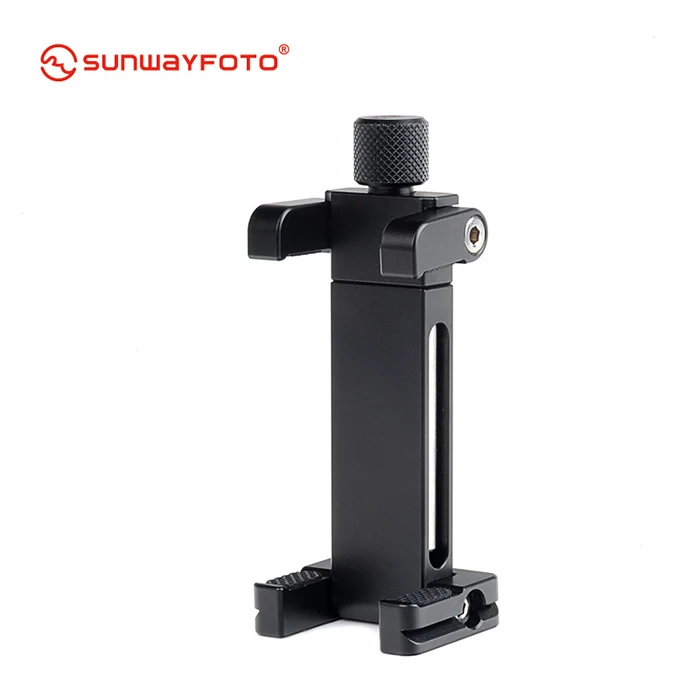 

SUNWAYFOTO CPC-02 Mobile Phone Accessories Professional Desk Mobile Phone Clamp & Stand Professional Tripod Phone Holder Bracket