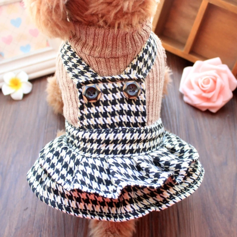 Девушка Одежда для собак Весна-осень-зима собака Костюмы юбка для щенка, платья принцесс, костюм для маленькой собачки Женская одежда для домашних животных