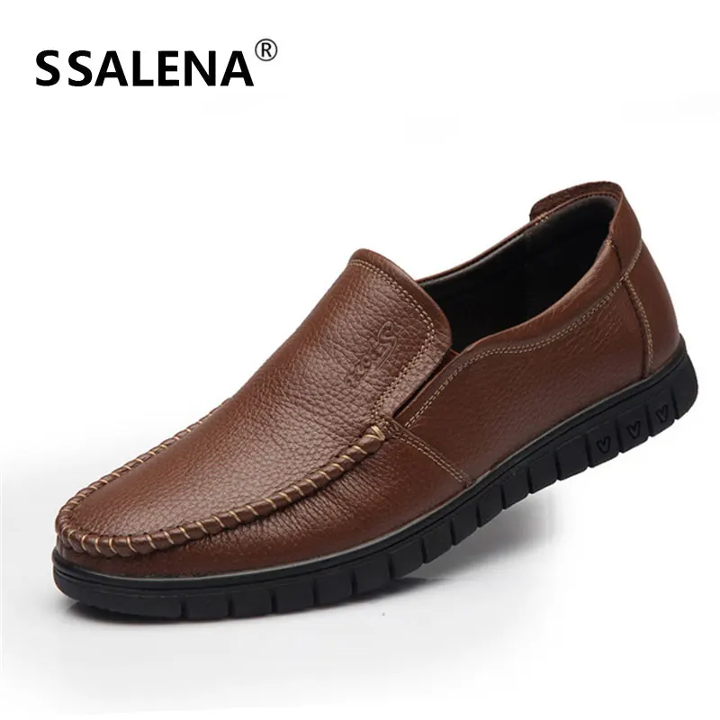 Men Soft Sole Smart Casual Flat Shoes Male Slip On Italian Driving ...