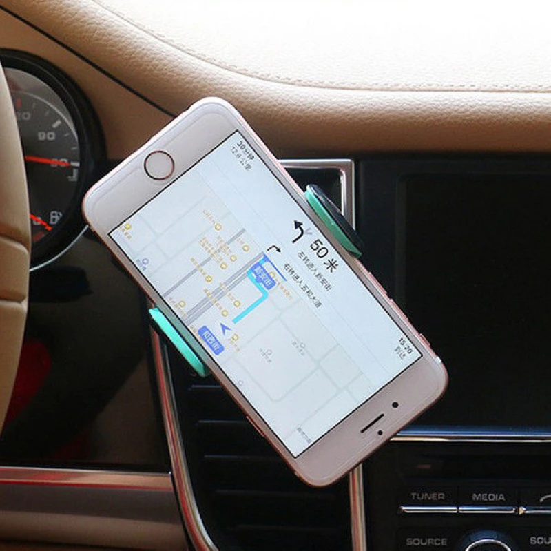 Universal Holder 360 degree Rotation GPS Car Cell Phone Air Vent Mount Stand Holder Suitable for mobile phones in 3.5 to 6 inch