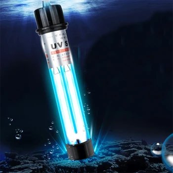 

a set Fish tank UV germicidal filter water lamp pond Water Purifier Diving Aquarium Disinfection Sterilization cleaner bulb tube
