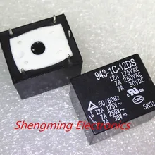 10 шт 5 pins 943-1C-5DS 943-1C-12DS 943-1C-24DS 5VDC 12VDC 24VDC 12A 125VAC реле