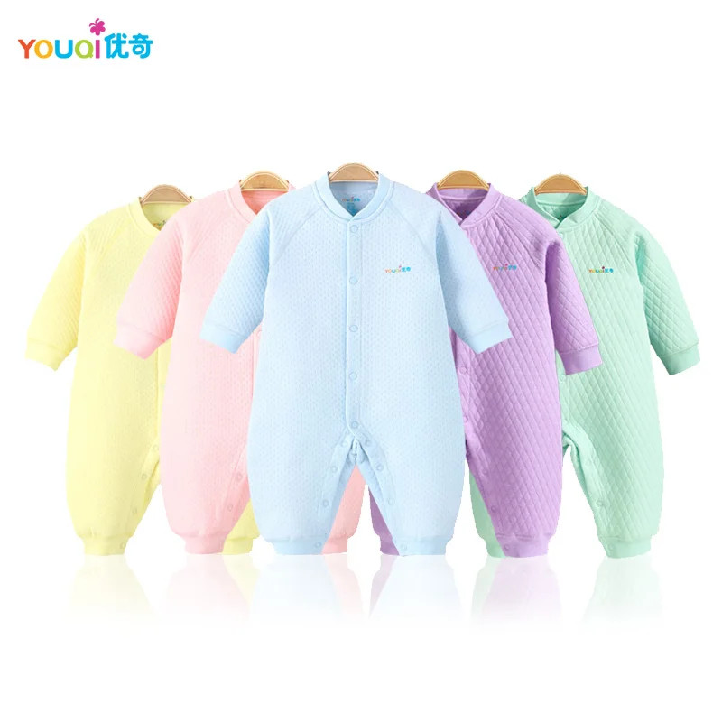 Baby Girls Cltohes Newborn Baby Boys Clothes Winter Long Sleeve Warm Romper Clothing Infant Spring Bodysuit