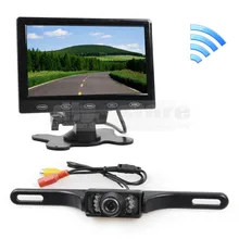 DIYKIT 7 inch Touch Button Ultra thin Car Monitor IR Rear View font b Camera b