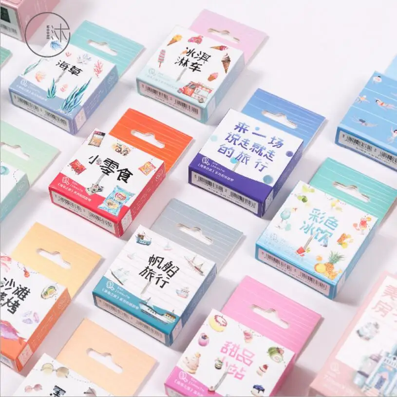 

1.5-7CM sunglasses snacks Ice cream Washi Tape Adhesive Tape DIY Scrapbooking Sticker Label Masking Tape Student Stationery