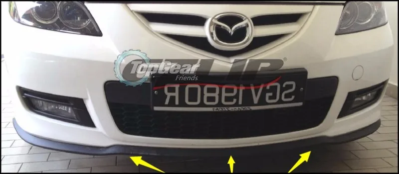 Для Mazda CX7 CX-7 CX 7 2012~ бампер для губ/передний спойлер дефлектор для TOPGEAR друзья Тюнинг автомобилей/обвес/полоса юбка