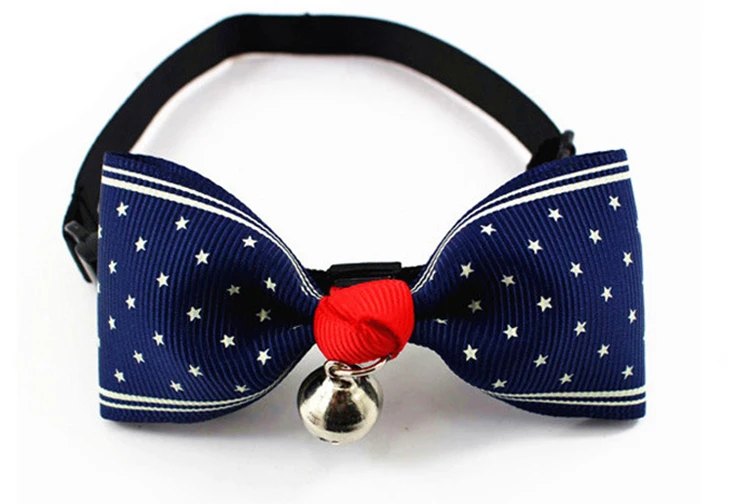 [MPK Галстуки для кота] ошейники для кошек с мерцающими звездами, синие и красные, на выбор, галстуки для шеи и галстуки-бабочки
