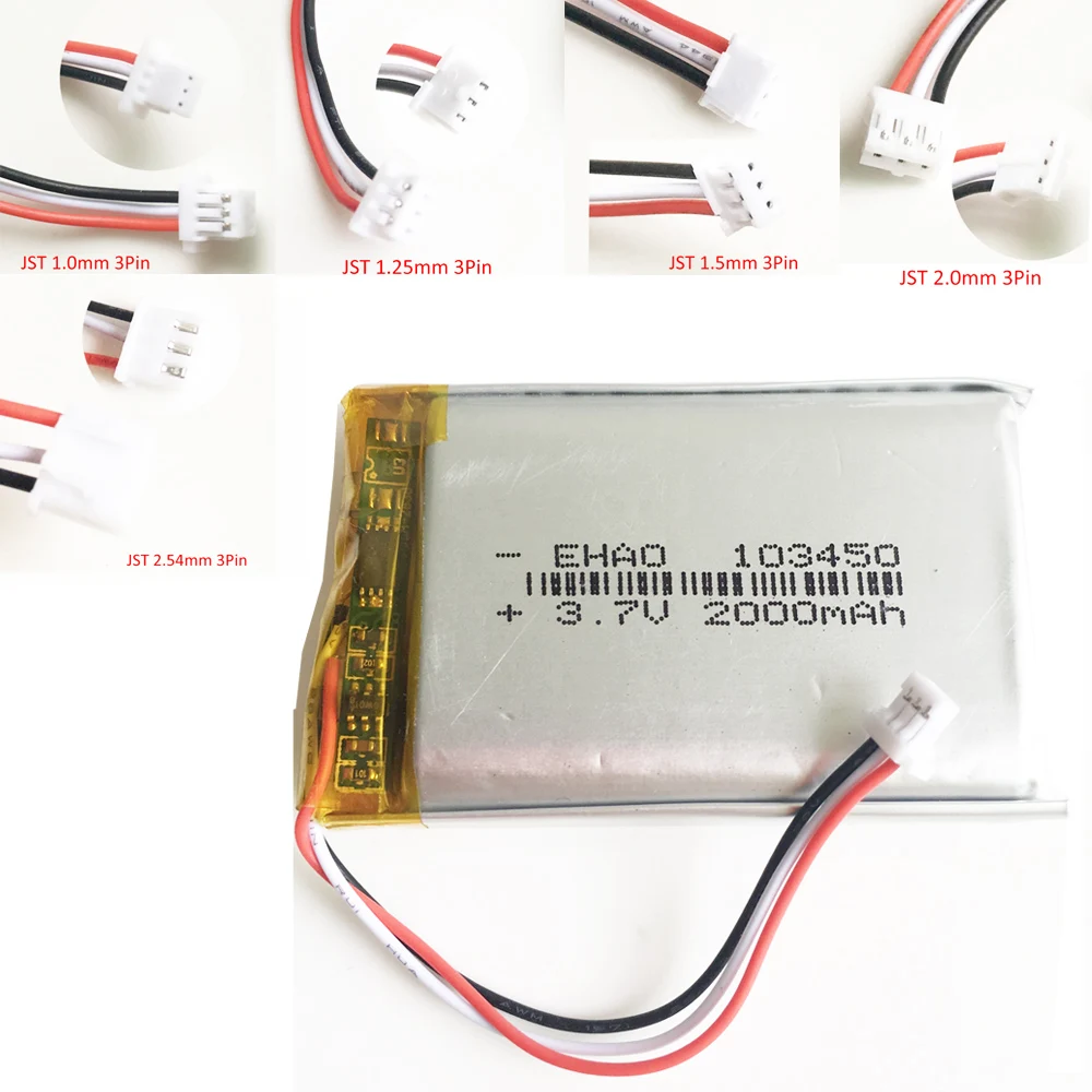 2000mAh 103450 3p