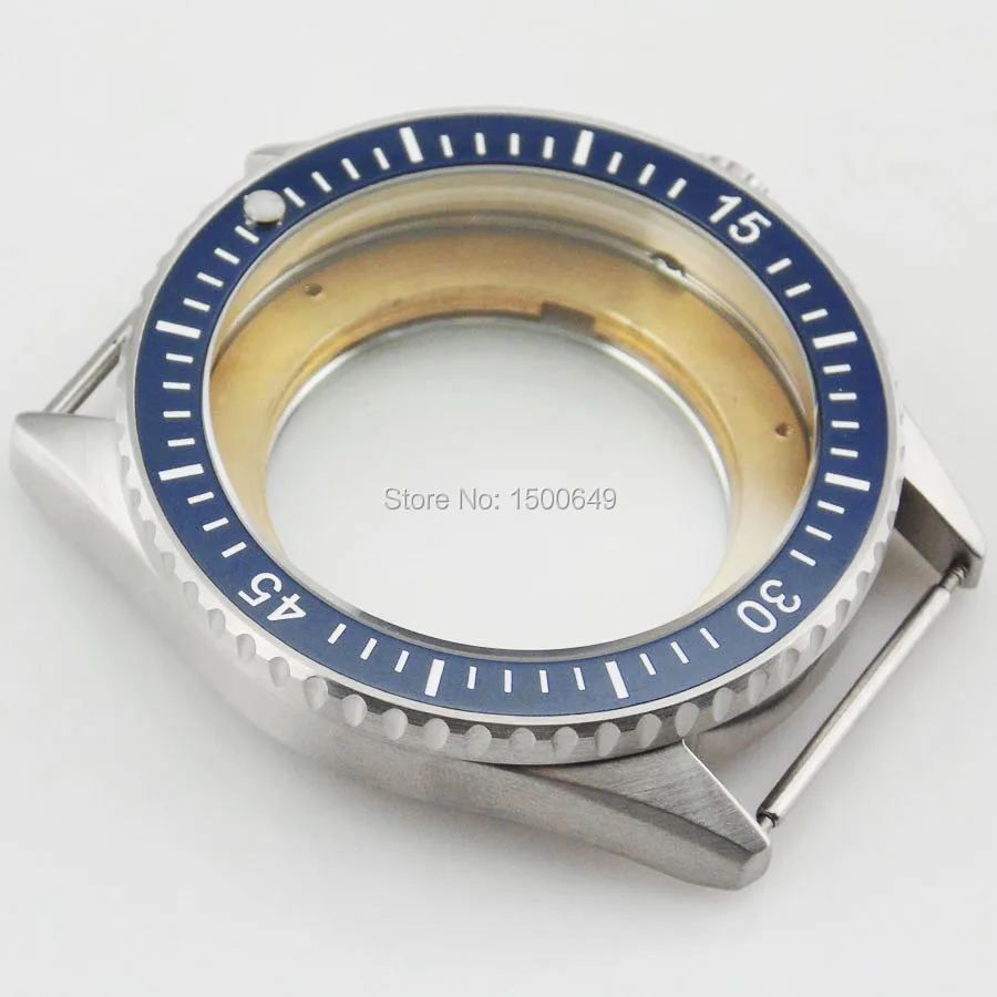 DEBERT 43mm bezel часы с сапфировым стеклом аксессуары для часов чехол подходит Miyota 8205/8215