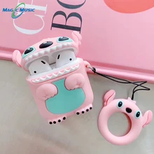 Милый мягкий силиконовый чехол для наушников Magic Music для airpods, чехол для зарядки, защитный чехол для кожи, беспроводной чехол для наушников