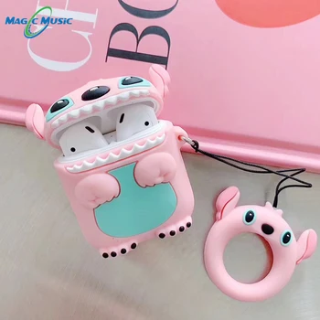 

Magic Music cute soft silicone earphone case for airpods Charging Box Protected Skin Cover wireless earphone Case Shell