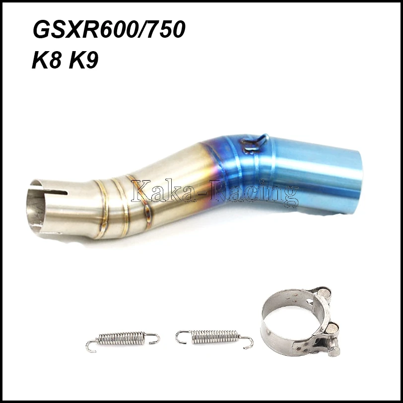 GSXR 250 650 700 750 1000 мотоцикл выхлопной среднего звена трубы для Suzuki GSXR1000 GSXR750 GSXR650 GSXR250 GSX750 2005 - Цвет: I