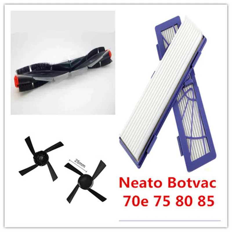 

Replacement Neato Botvac 70e 75 80 85 Universal Combination Brush Blades + 2 Side Brushes + 1 Filter Vacuum Cleaner Parts