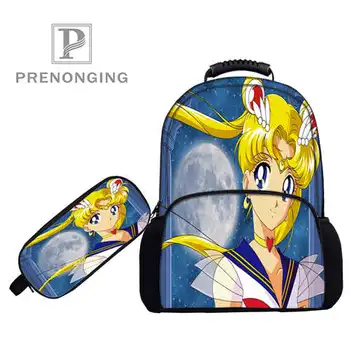 

Custom 17inch Sailor_Moon_ (1 Backpacks Pen Bags 3D Printing School Women Men Travel Bags Boys Girls Book Computers Bag#1031--84