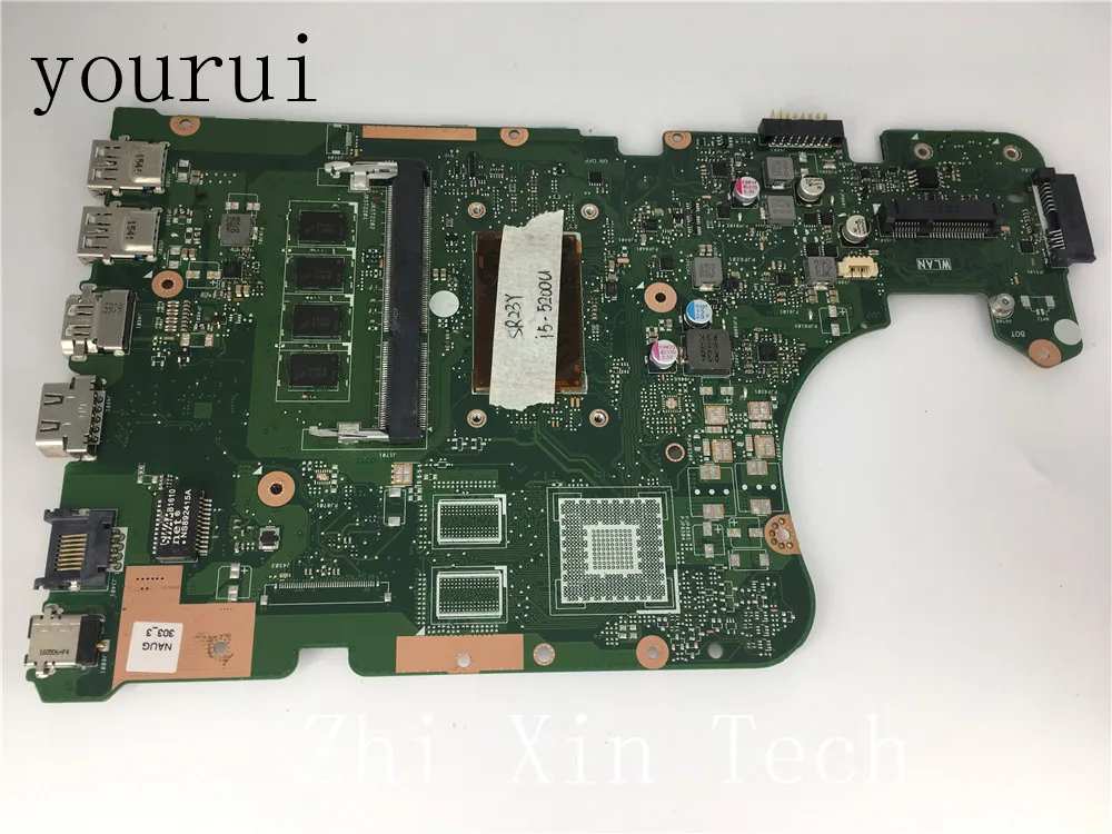  yourui For ASUS X555L X555LD Notebook Board REV 3.6 With i5-5200uCPU 4GB RAM Tested Working good