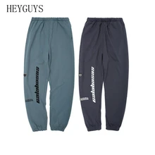 HEYGUYS карго Kanye West сезон 6 штаны calabasas Мужская хип-хоп мода свободные хлопковые полосатые полосы большие спортивные штаны для мужчин