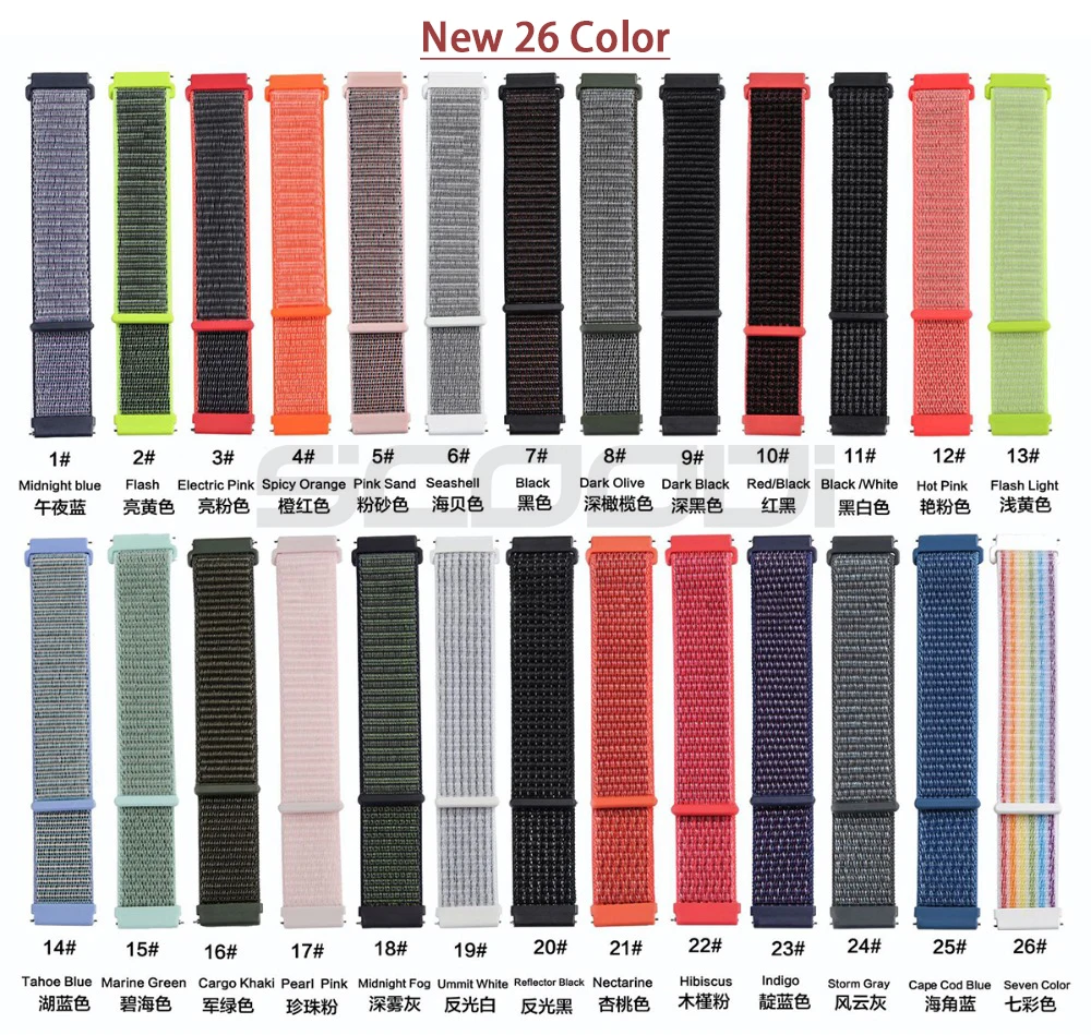 Новинка, 20 мм, нейлоновый тканый ремешок для Xiaomi Huami Amazfit Bip BIT Lite, Молодежные Смарт-часы, носимый браслет, ремешок для часов Amazfit