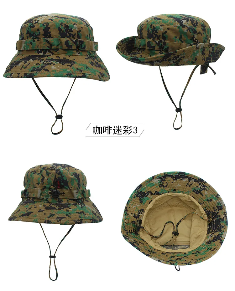 Chapéu camuflado uso externo masculino, chapéu tipo