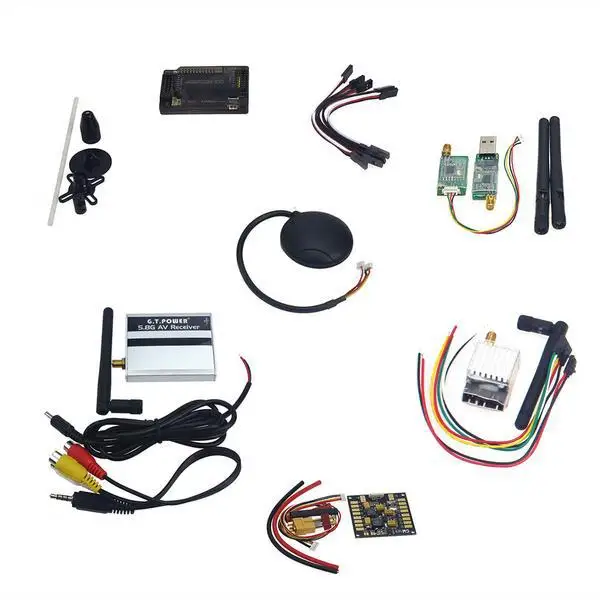 

F15441-G APM2.8 ArduPilot Flight Control GPS Folding Antenna Telemetry Kit 6M GPS for DIY FPV RC Drone