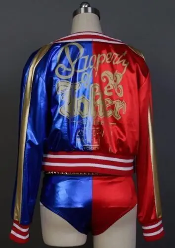 Halloween Batman Harley Quinn DC Comic Suicide Squad Cosplay Costume Full set with Wig+ Belt+Glove+