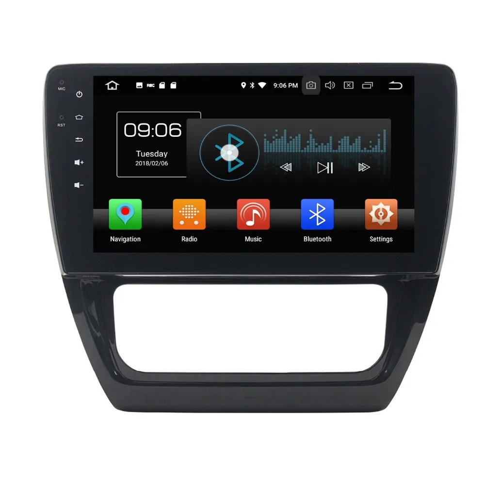 Clearance 10.1" Android 8.0 Car DVD Radio GPS Navigation for VW Volkswagen Sagitar 2012 2013 2014 4GB RAM Bluetooth WIFI USB 32GB ROM 1