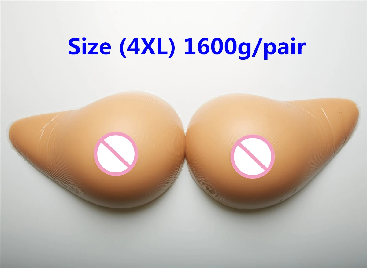 

Brown Fake Boobs 1600g/pair Crossdresser Breast Forms Prosthesis Artificial Breast Silicone False Breasts Cosplay Women