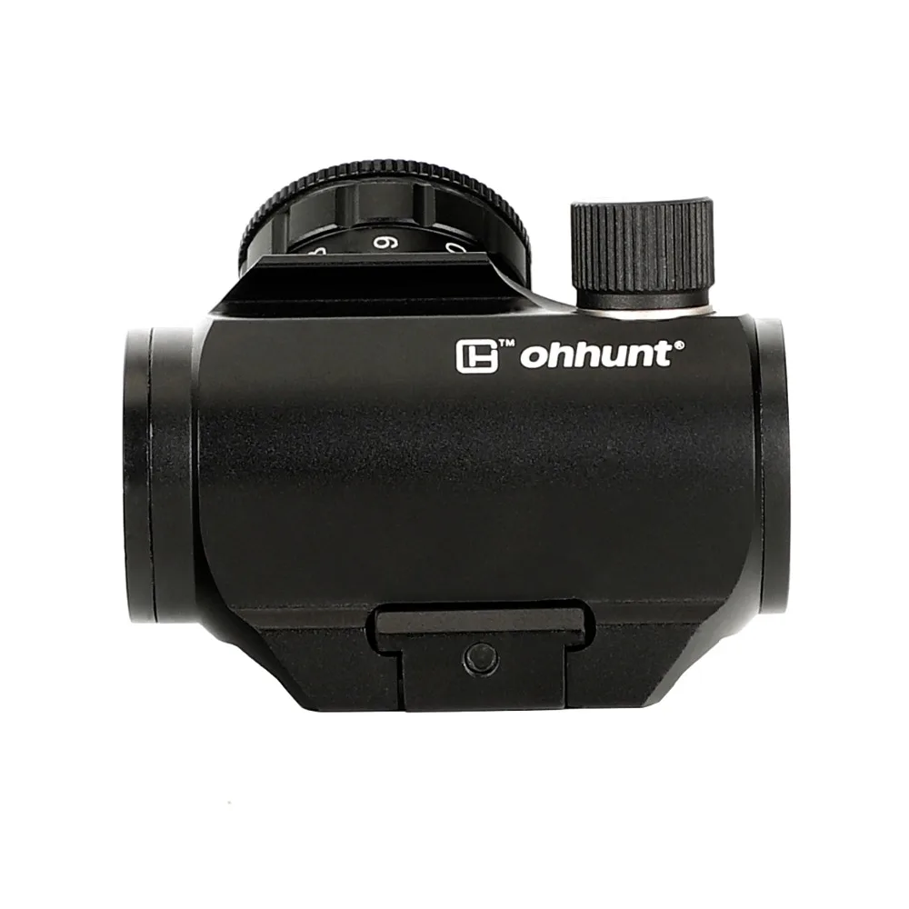 Тактический ohhunt низкая мощность компактный 1X21 3 MOA Red Dot прицел Вивер Пикатинни Крепление Охотничья винтовка оптические прицелы