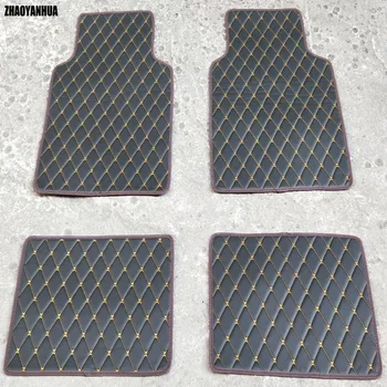 

Universal Car Floor Mats For Auto Anti-Slip Mat Red Black Beige Brown Car Floor Mats Car Styling Interior Auto Floor Mats Carpet
