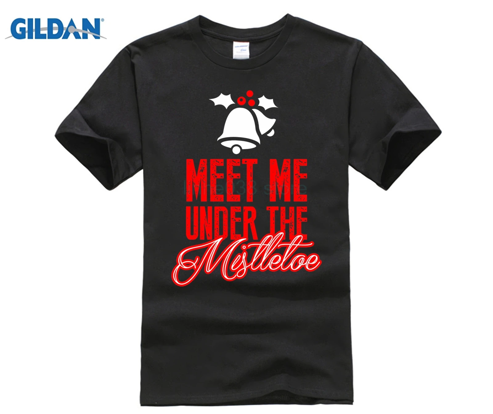 2018 НОВАЯ РОЖДЕСТВЕНСКАЯ футболка Гарри рубашка Рождество Meet me под омелой T-shirt (2) рубашка с изображением Поттера 2018 НОВАЯ РОЖДЕСТВЕНСКАЯ футболка Гарри рубашка Рождество Meet me под омелой T-shirt (2) рубашка с изображением Поттера