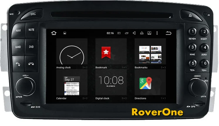 Clearance RoverOne Android 7.1 Car Multimedia Player For Mercedes Viano Vito W203 C209 W463 Radio Stereo GPS Navigation DVD Bluetooth 10