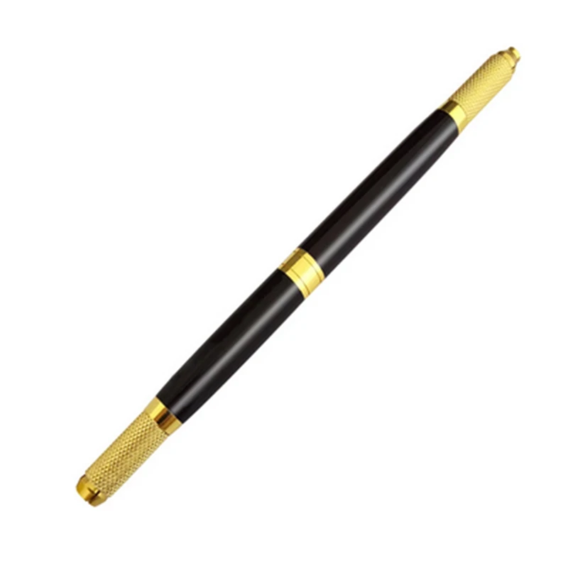 

Microblading Pen Double Head Manual Tattoo Machine Needle Blade Permanent Makeup 3D Embroidered Eyebrow Lips Tebori Munsu
