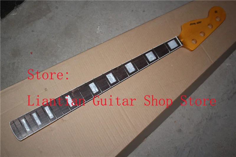 

Free shipping Factory direct wholesale Left Hand 4 string bass guitar neck 20 fret bass neck with Rosewood fingerboard -17-12