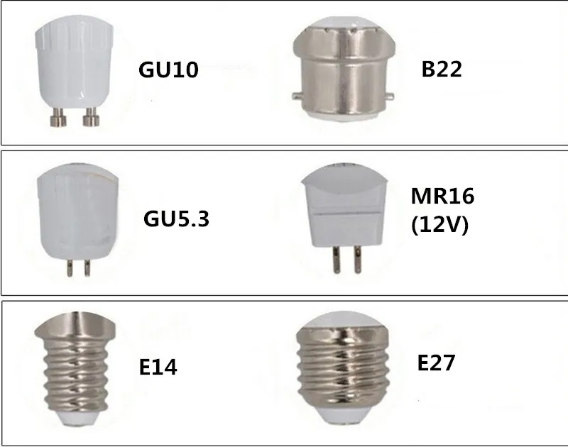 Светодиодный потолочный светильник E27 E14 GU10 MR16 GU5.3 Lampada9W, 12 Вт, 15 Вт, 30 Вт Светодиодный лампочки 85-265 V COB Светодиодный прожектор постоянного тока