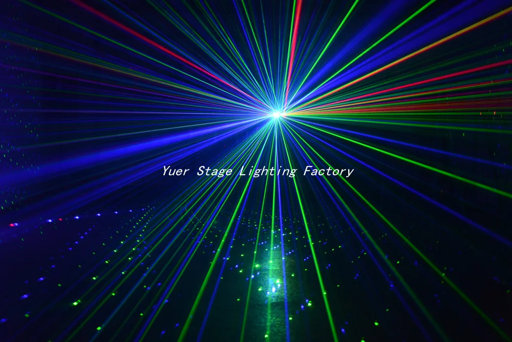 Feixe de Luz Feixe de Laser para o Clube Laser de Luz Caixa de Luz Luz do Projetor 2 Pçs e lote Laser Rgb Cor Seis Olho dj Disco Laser Dmx512 Scan 13 rgb cor Seis Olho DMX512 Feixe de