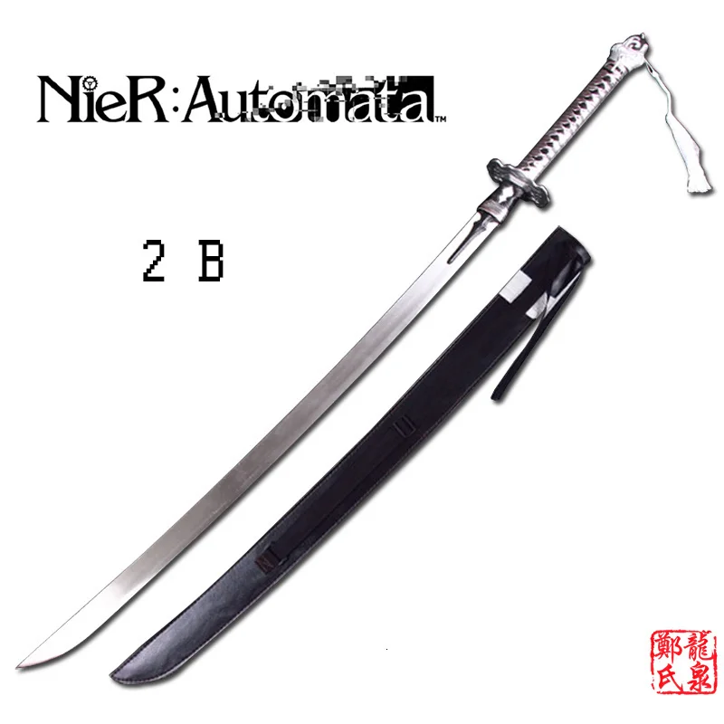 Для игры NieR:Automata 2B Save/9S's Real Steel Blade опора из цинкового сплава для косплея