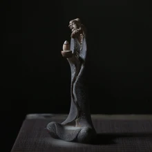 TANGPIN ржавчина глазурованная керамическая курильница Dharma обратного потока благовония Zen керамические украшения башня курильница