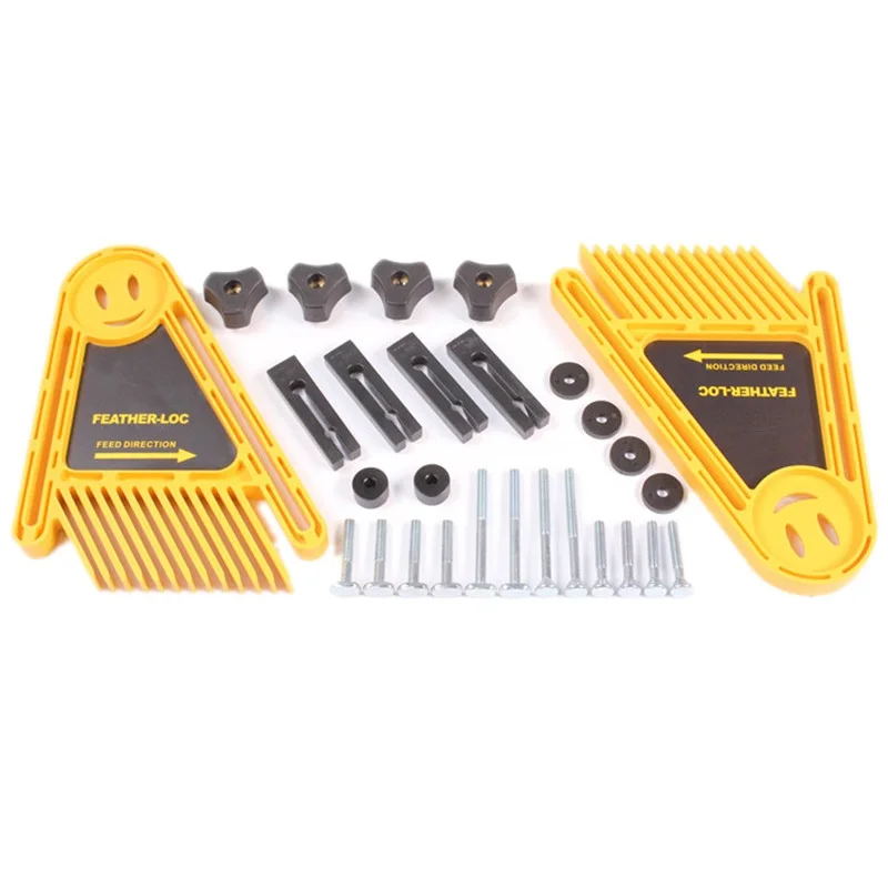 

Multi-purpose Double Featherboards Feather Loc Board for Table Saws Router & Tables Fences Tools Miter Gauge HT1155