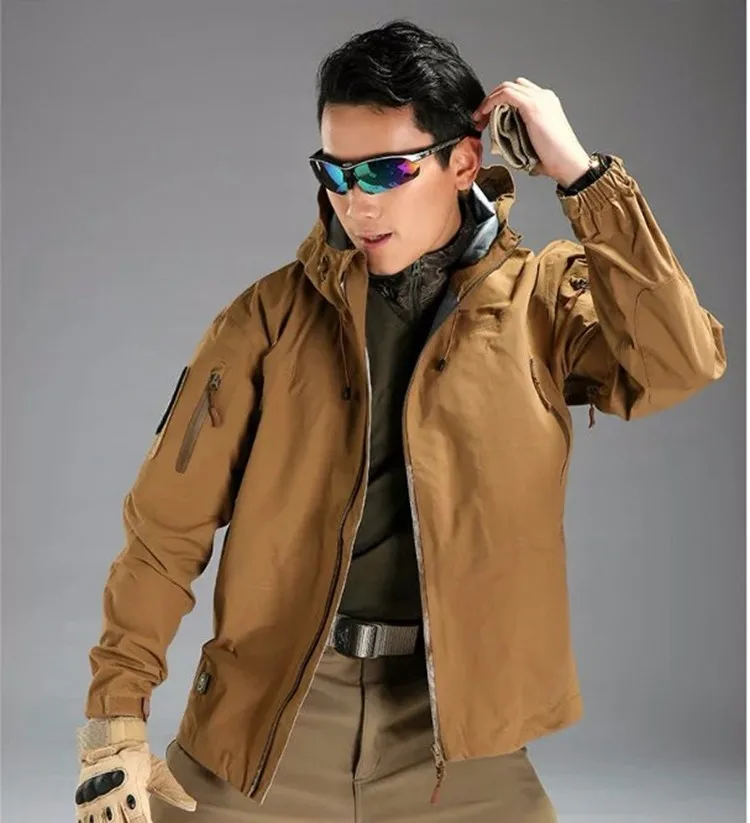 Мужская водонепроницаемая тактическая Hardshell куртка, тактическая куртка Spectre US Army, Мужская весенне-осенняя походная водонепроницаемая куртка